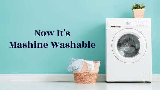 洗濯機で水洗いが可能に！